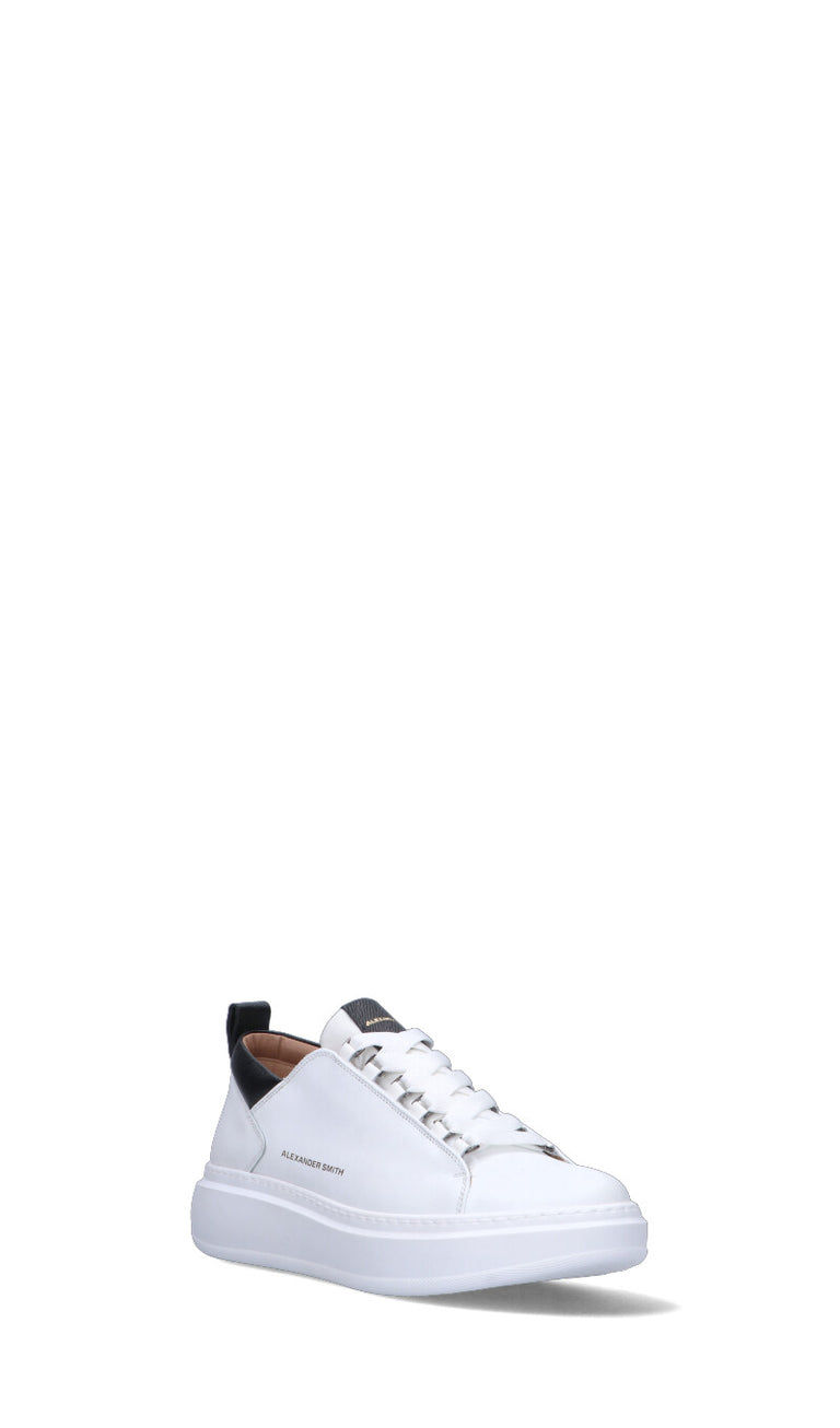 ALEXANDER SMITH Sneaker uomo bianca in pelle
