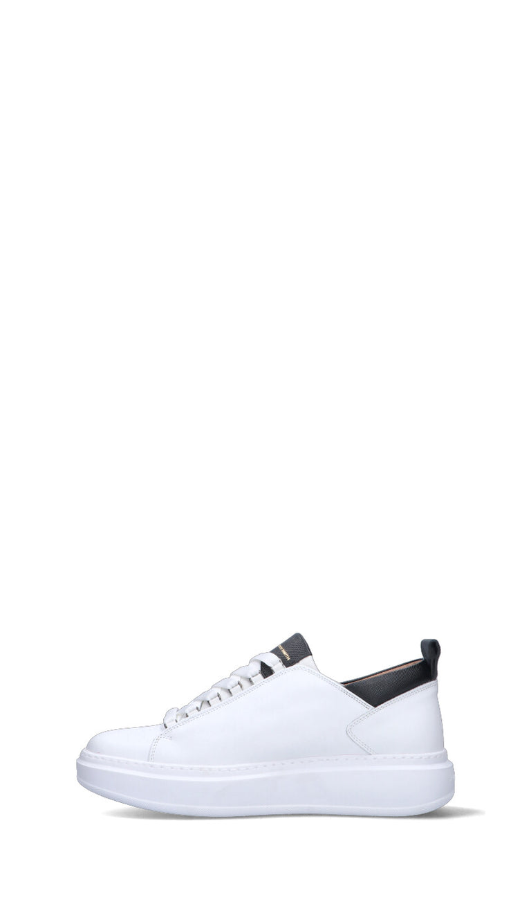 ALEXANDER SMITH Sneaker uomo bianca in pelle