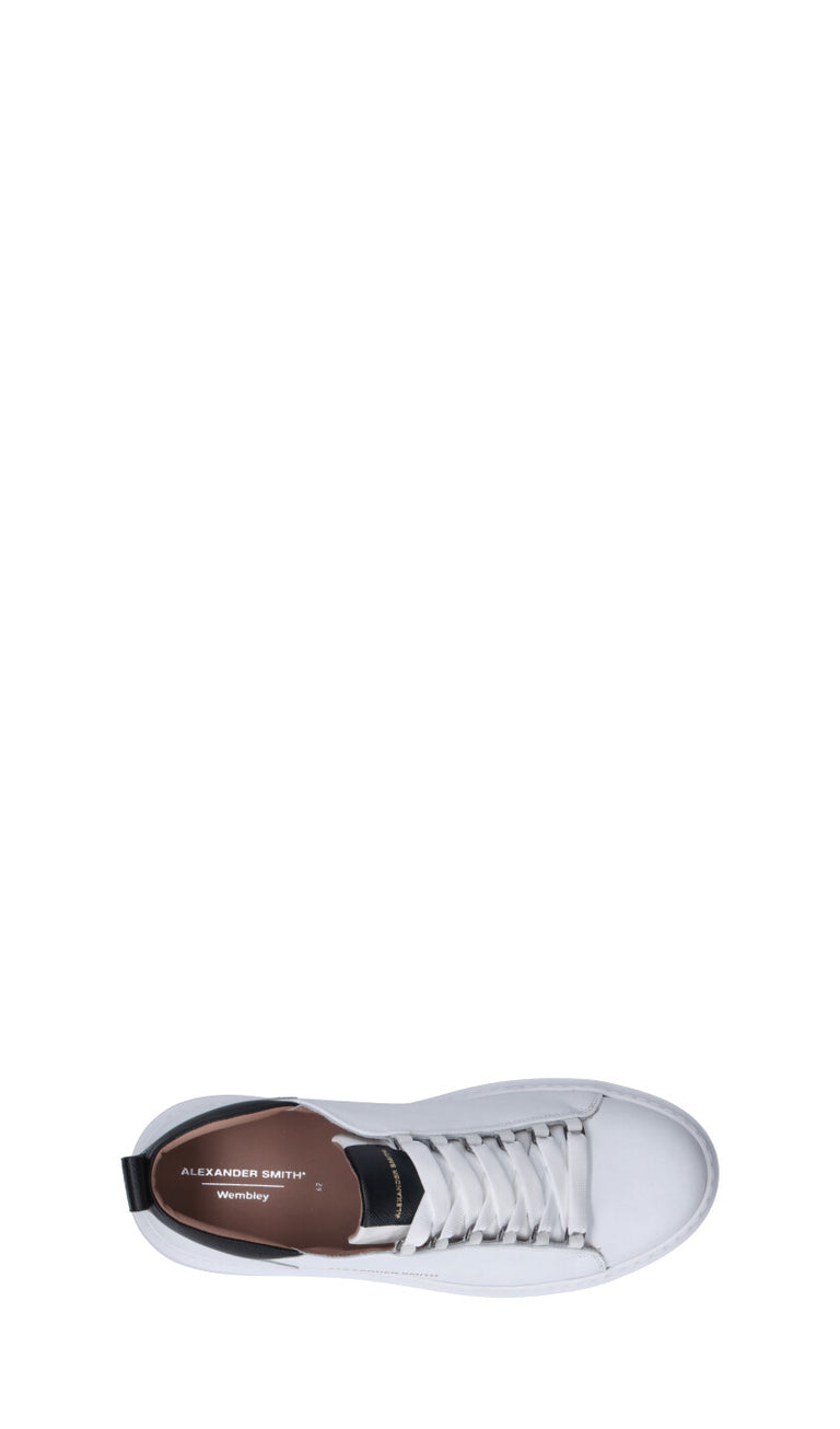 ALEXANDER SMITH Sneaker uomo bianca in pelle