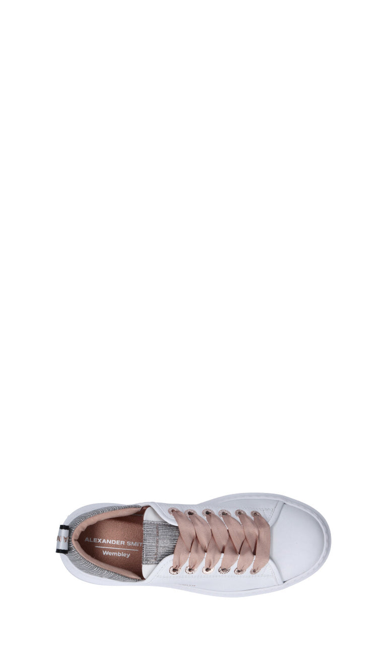 ALEXANDER SMITH Sneaker donna bianca in pelle