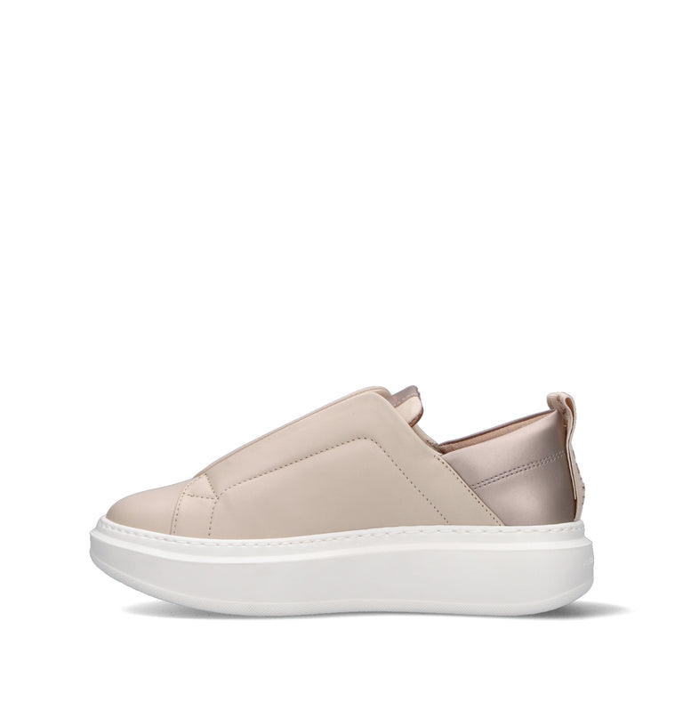 ALEXANDER SMITH Sneaker donna nude in pelle
