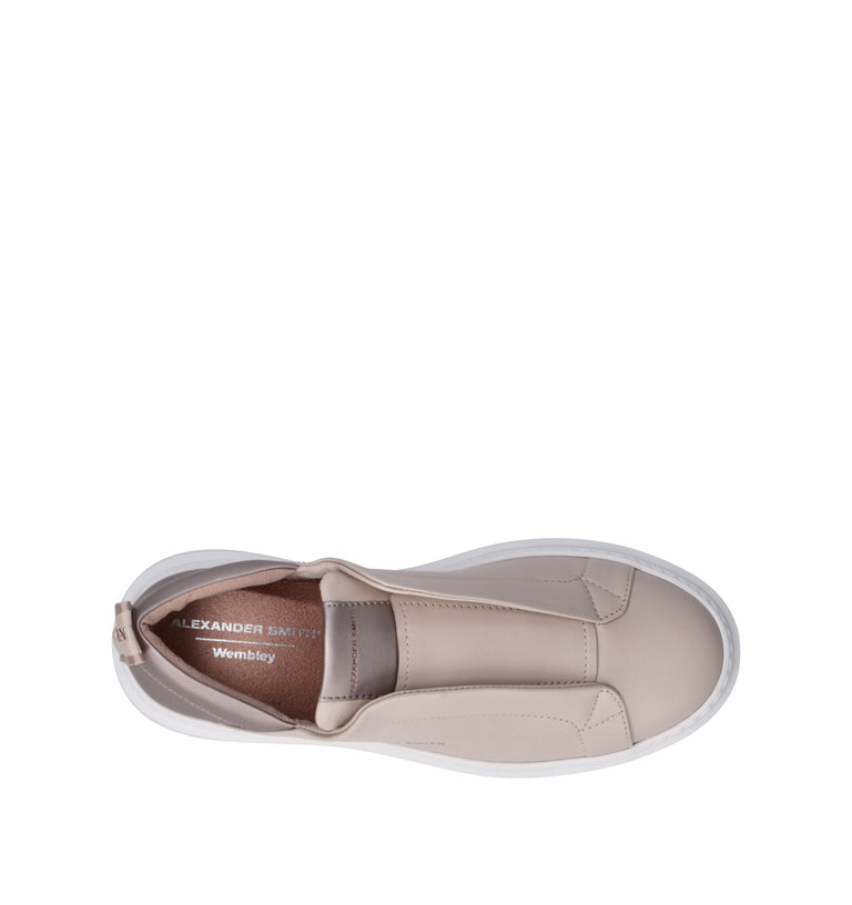ALEXANDER SMITH Sneaker donna nude in pelle