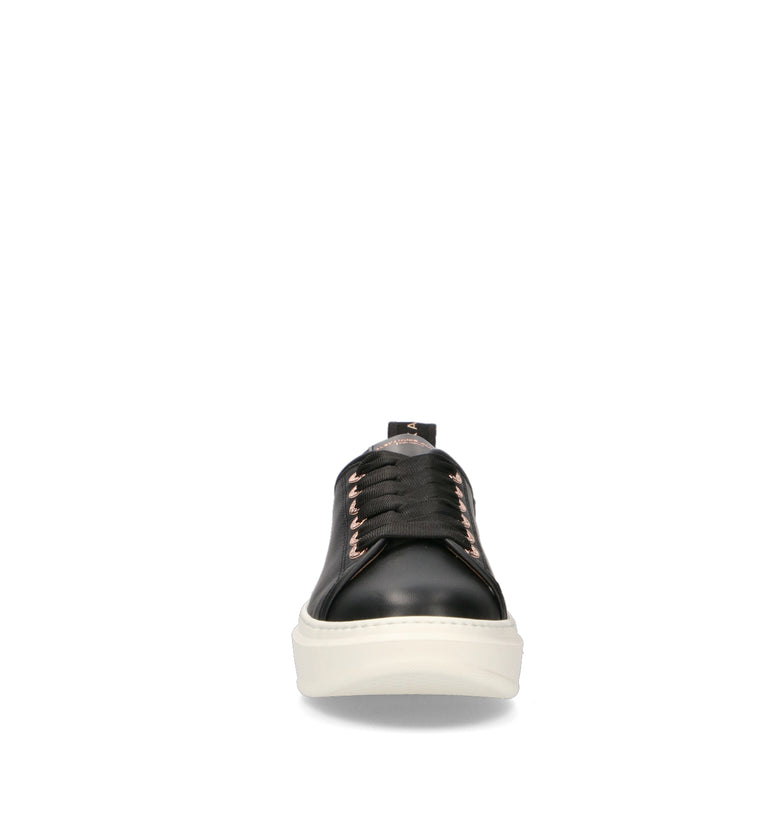 ALEXANDER SMITH Sneaker donna nera in pelle