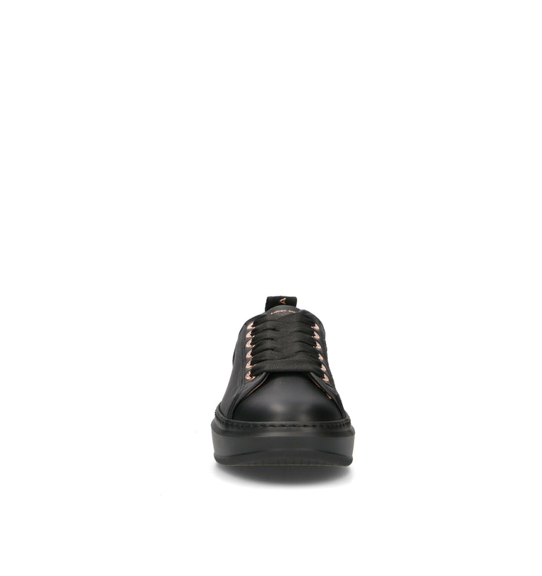 ALEXANDER SMITH Sneaker donna nera in pelle