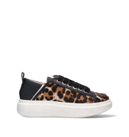 ALEXANDER SMITH Sneaker donna leopardata in cavallino