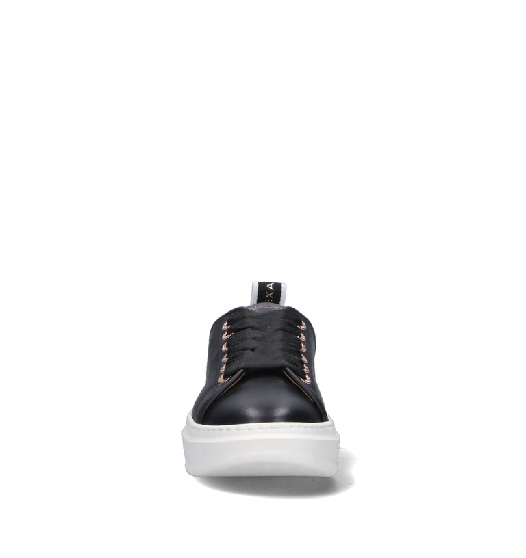 ALEXANDER SMITH Sneaker donna nera in pelle
