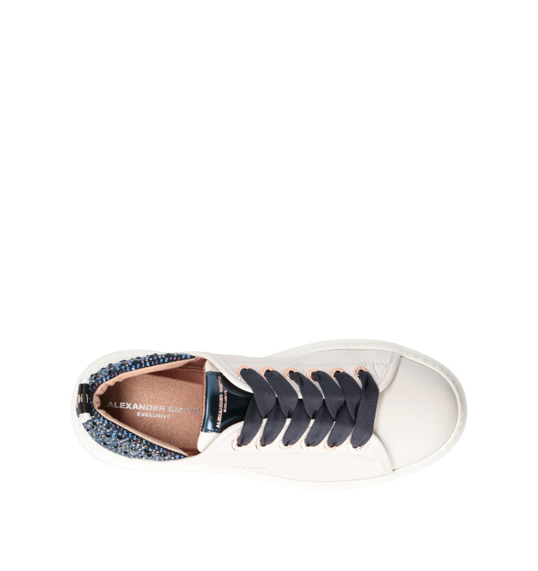 ALEXANDER SMITH Sneaker donna bianca in pelle