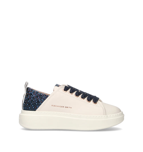 ALEXANDER SMITH Sneaker donna bianca in pelle