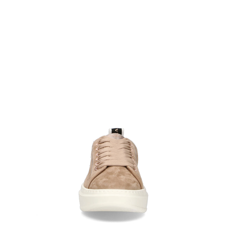 ALEXANDER SMITH Sneaker donna beige in suede