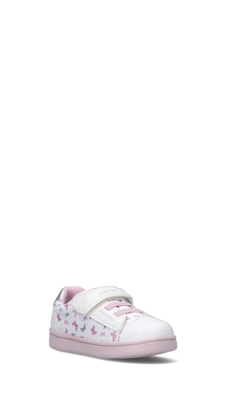 GEOX Sneaker ragazza bianca/rosa