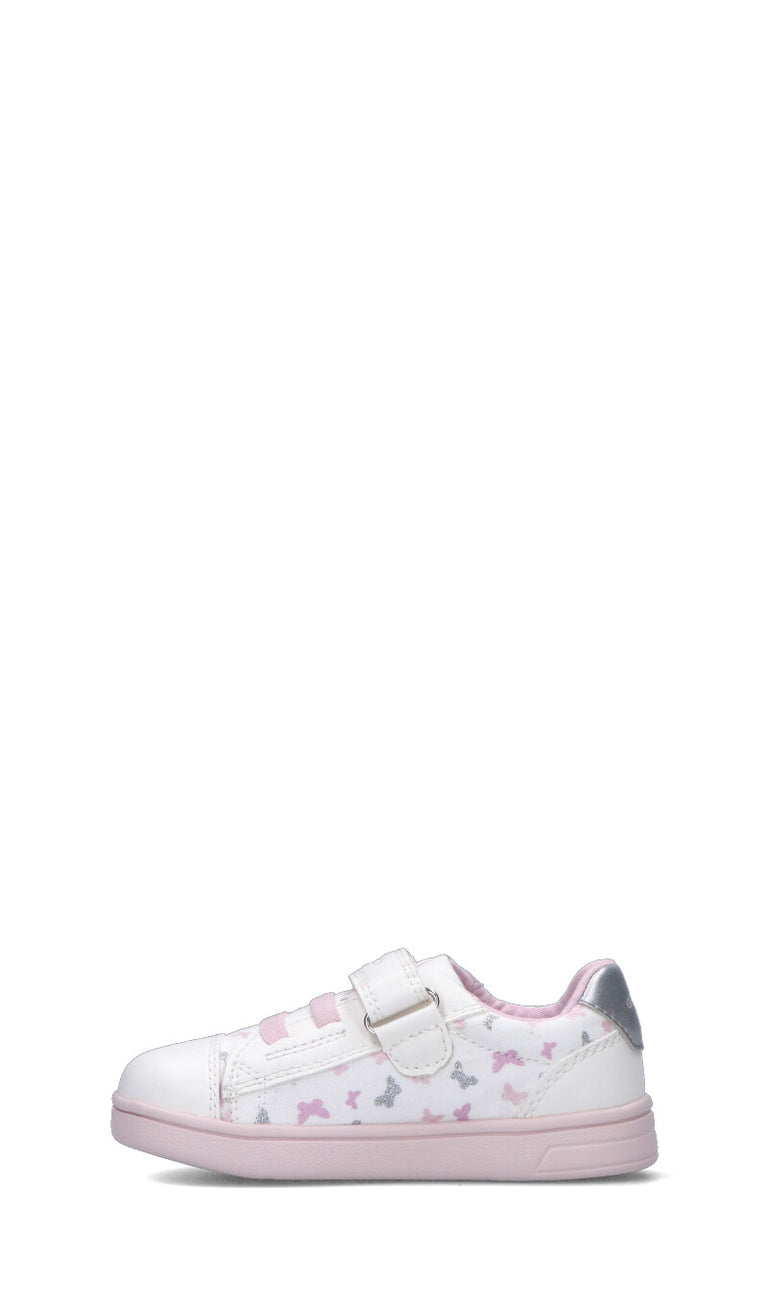 GEOX Sneaker ragazza bianca/rosa