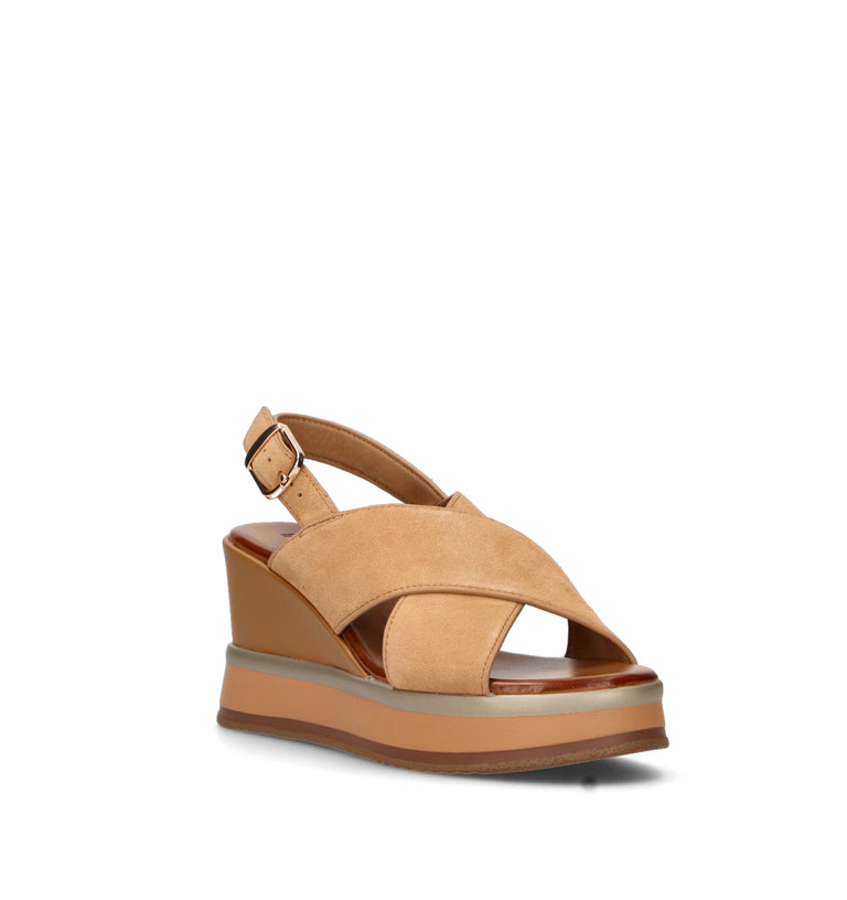 INUOVO Sandalo donna cuoio in suede
