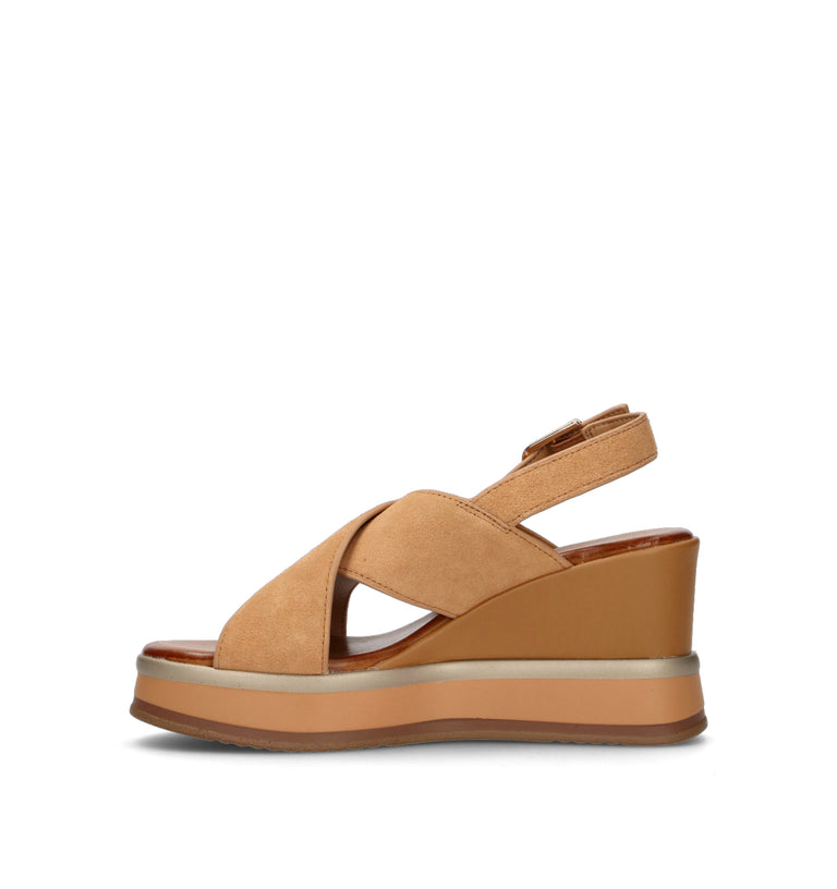 INUOVO Sandalo donna cuoio in suede