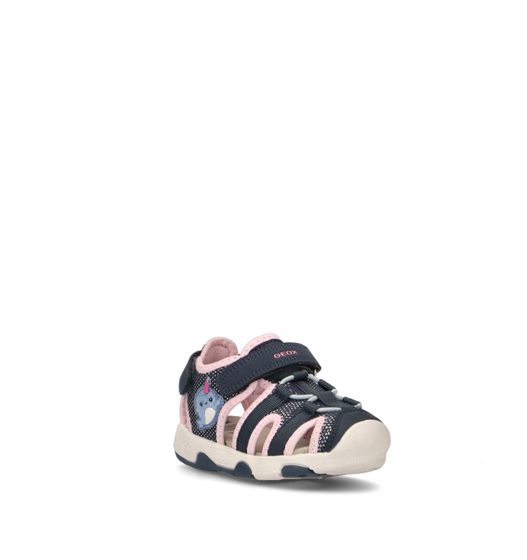 GEOX Sandalo bimbo blu/rosa