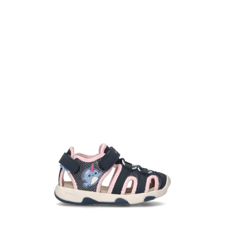GEOX Sandalo bimbo blu/rosa