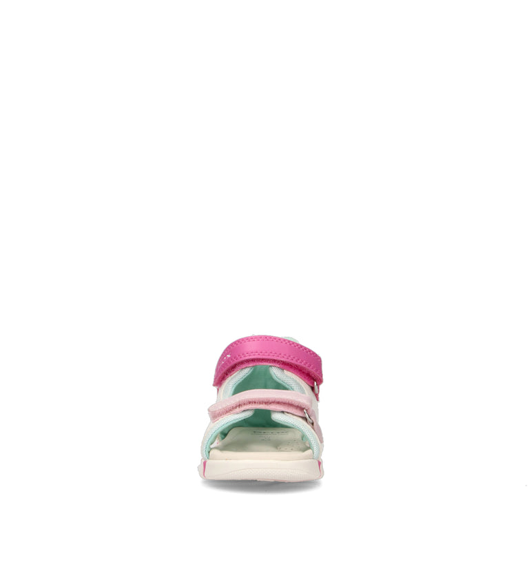 GEOX Sandalo bimba bianco/rosa