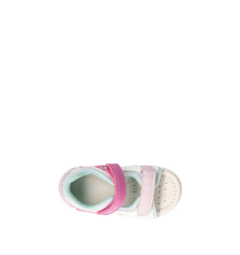 GEOX Sandalo bimba bianco/rosa