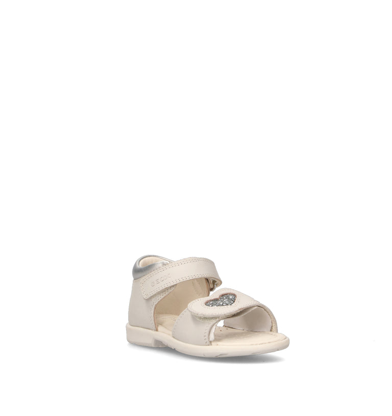 GEOX Sandalo bimba bianco