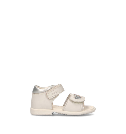 GEOX Sandalo bimba bianco