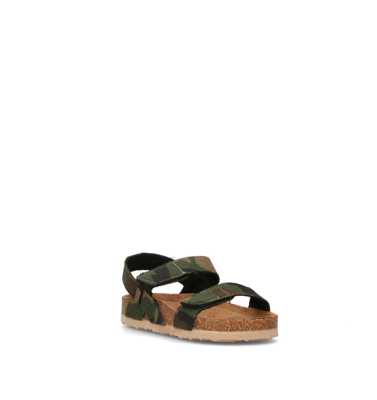 SJ Sandalo bimbo camouflage