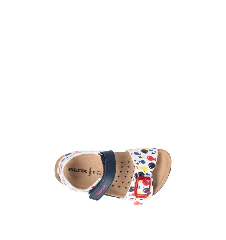 GEOX Sandalo bimbo bianco