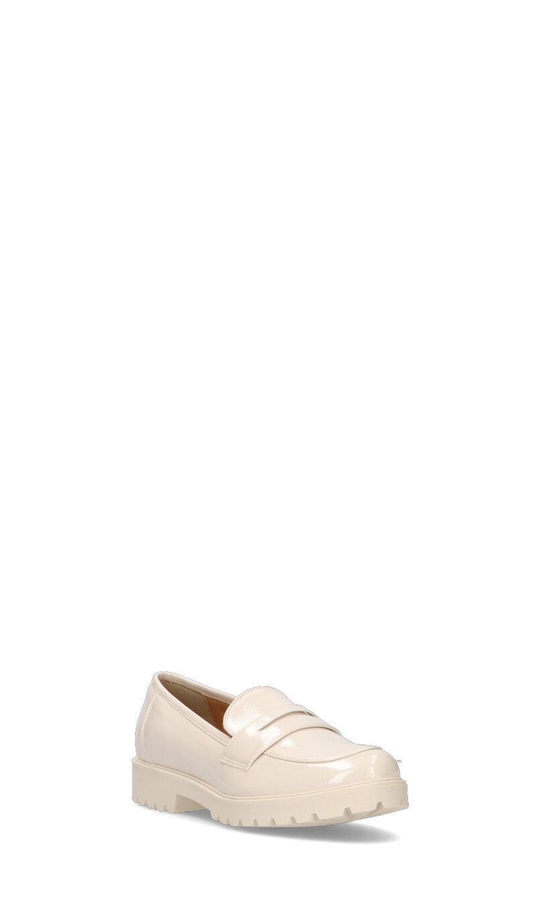 BIANCOANTICO Mocassino donna panna