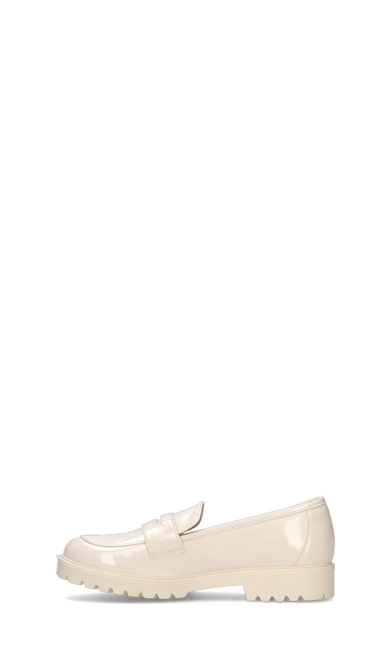 BIANCOANTICO Mocassino donna panna