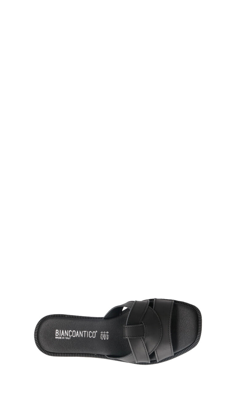 BIANCOANTICO Ciabatta donna nera