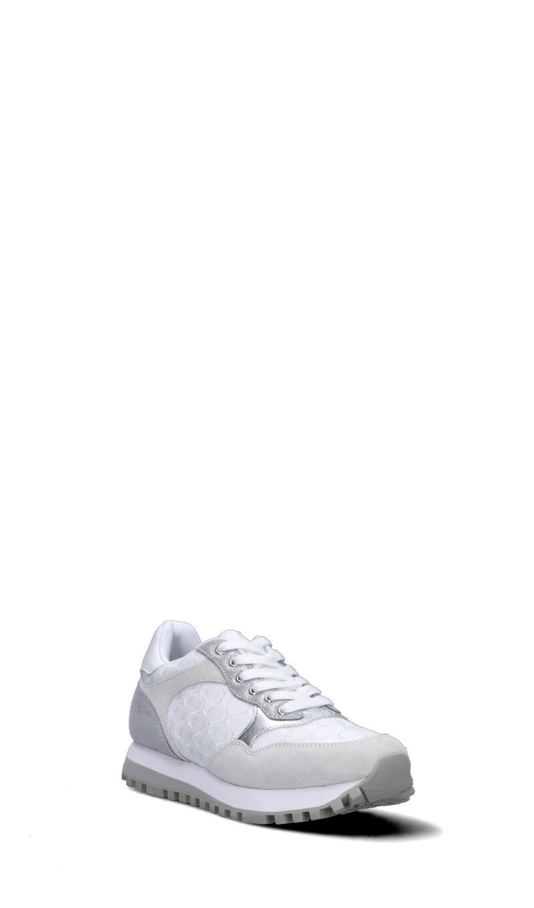 LIU JO Sneaker donna bianca/grigia in suede