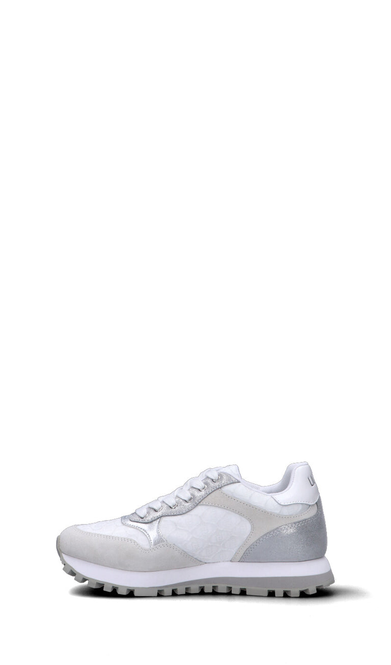 LIU JO Sneaker donna bianca/grigia in suede