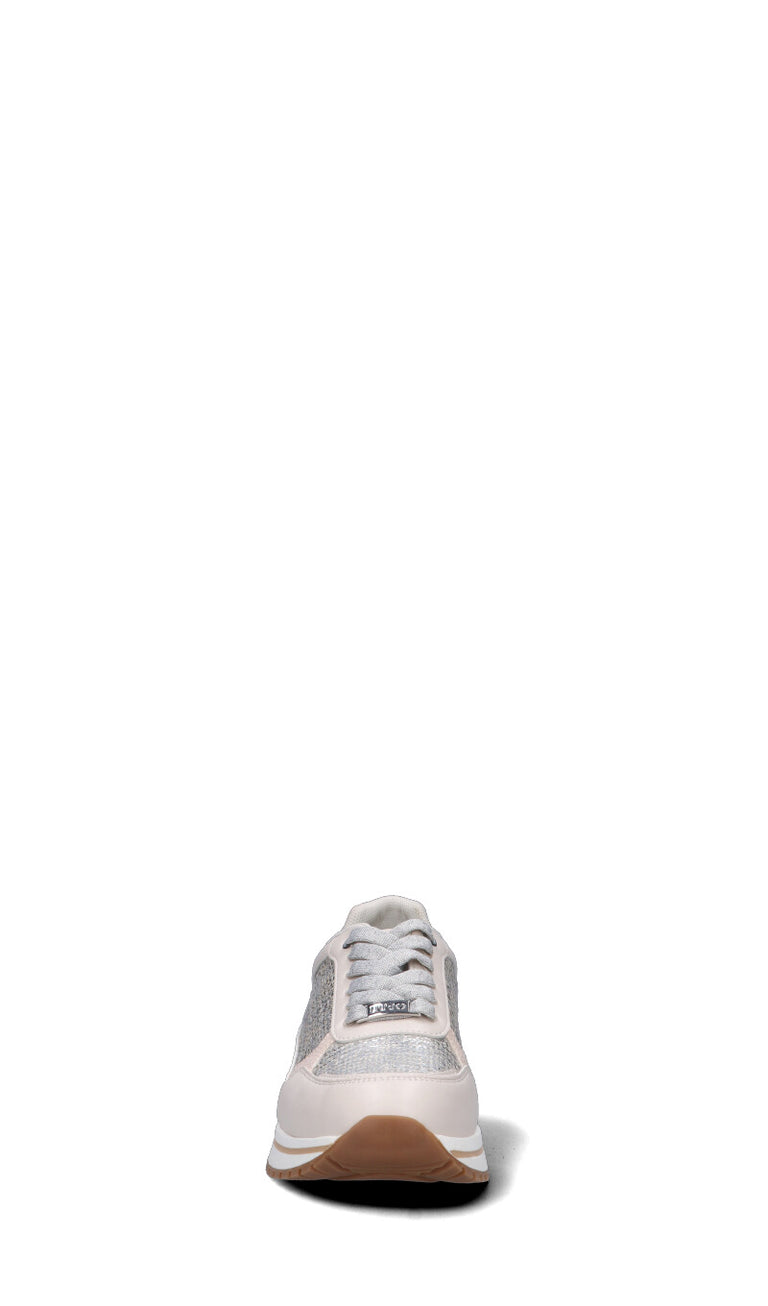 LIU JO Sneaker donna panna/argento