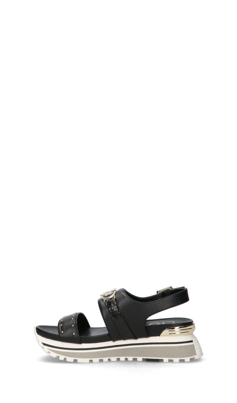 LIU JO Sandalo donna nero in pelle