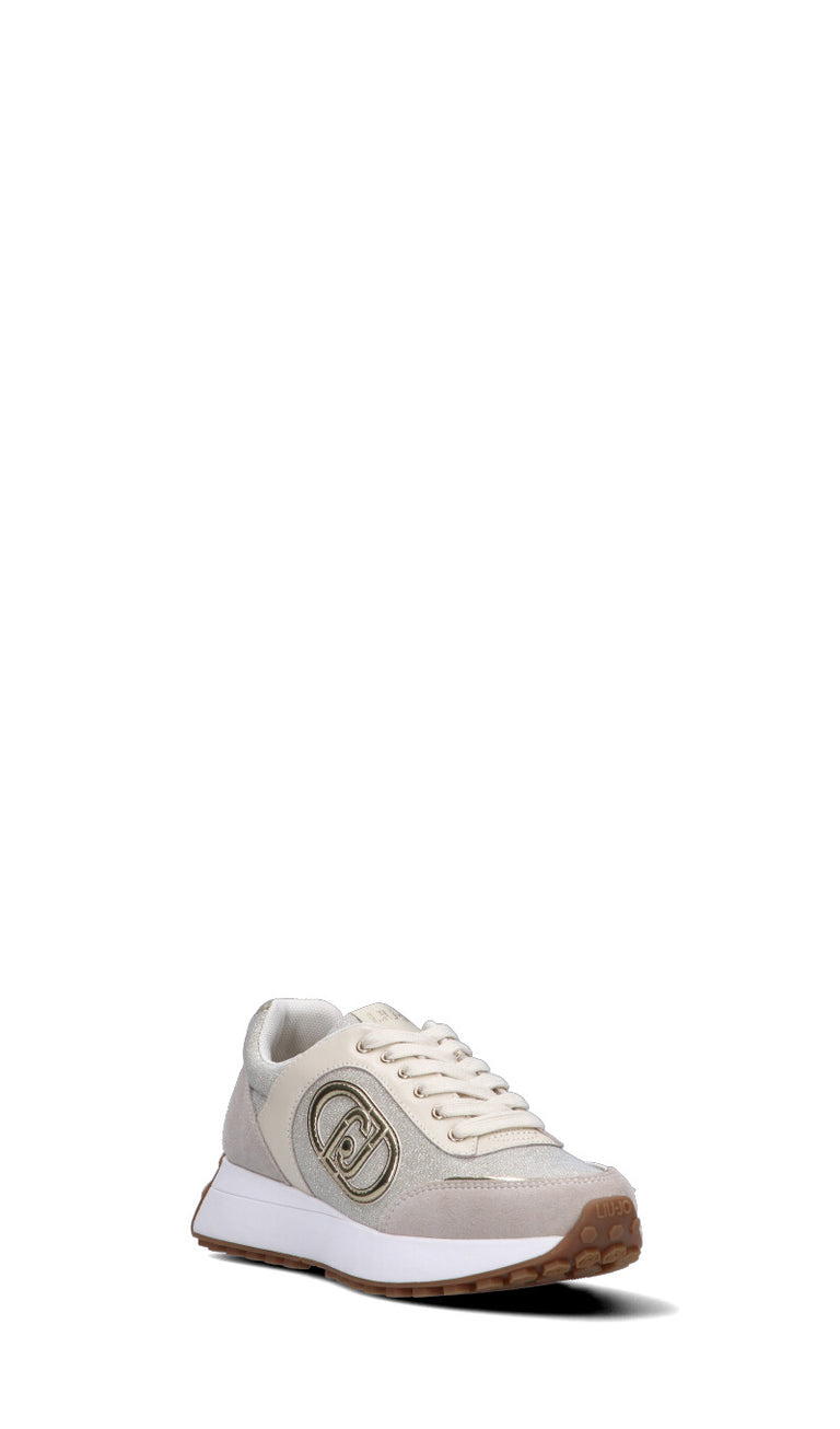 LIU JO Sneaker donna beige in suede