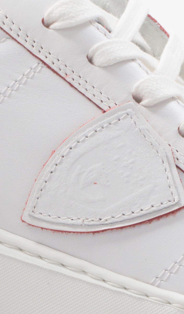 PHILIPPE MODEL Sneaker trendy uomo bianca in pelle