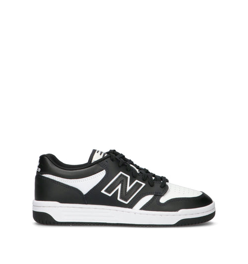 NEW BALANCE Sneaker uomo nera in pelle