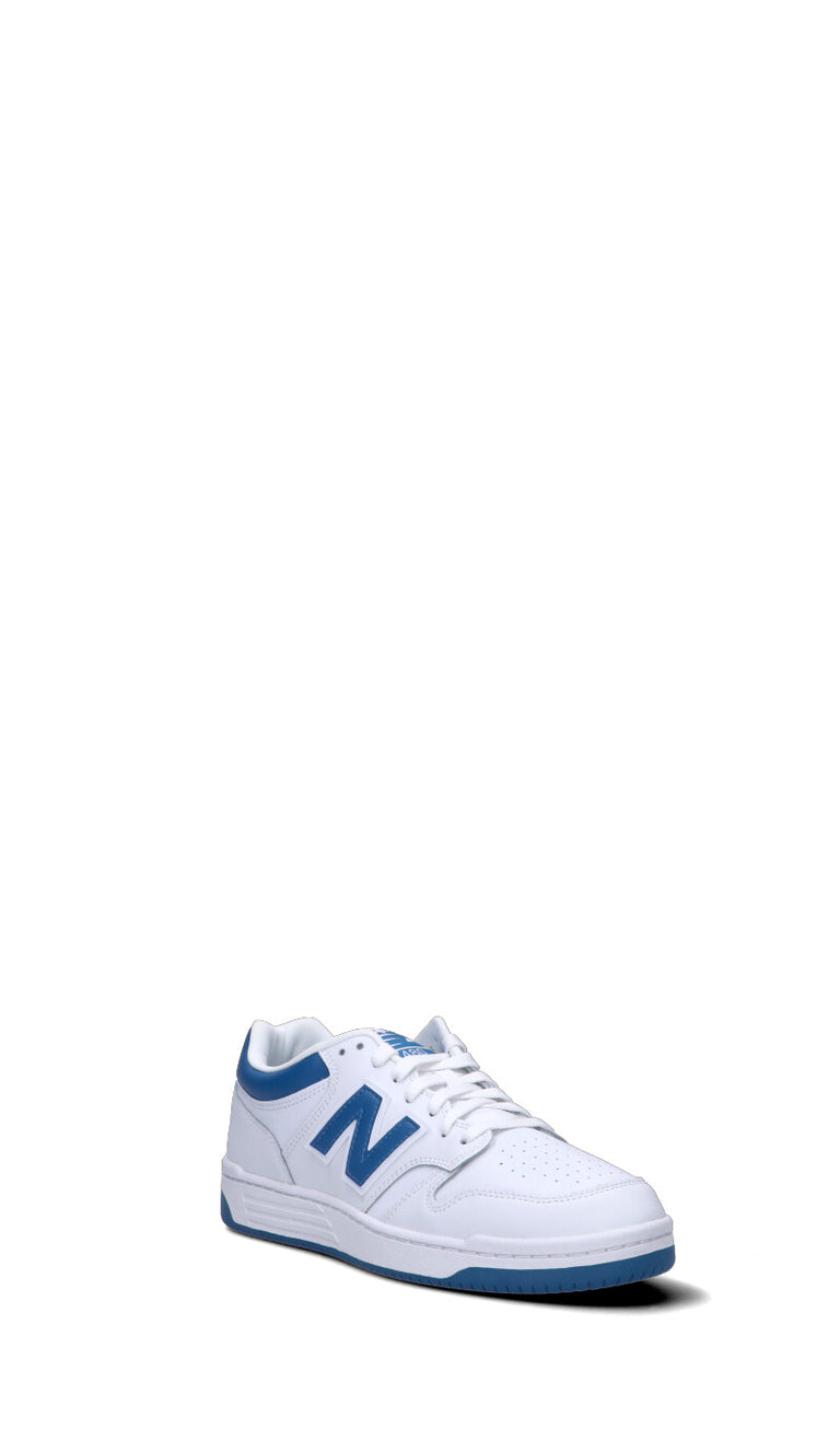 NEW BALANCE Sneaker uomo bianca/blu in pelle