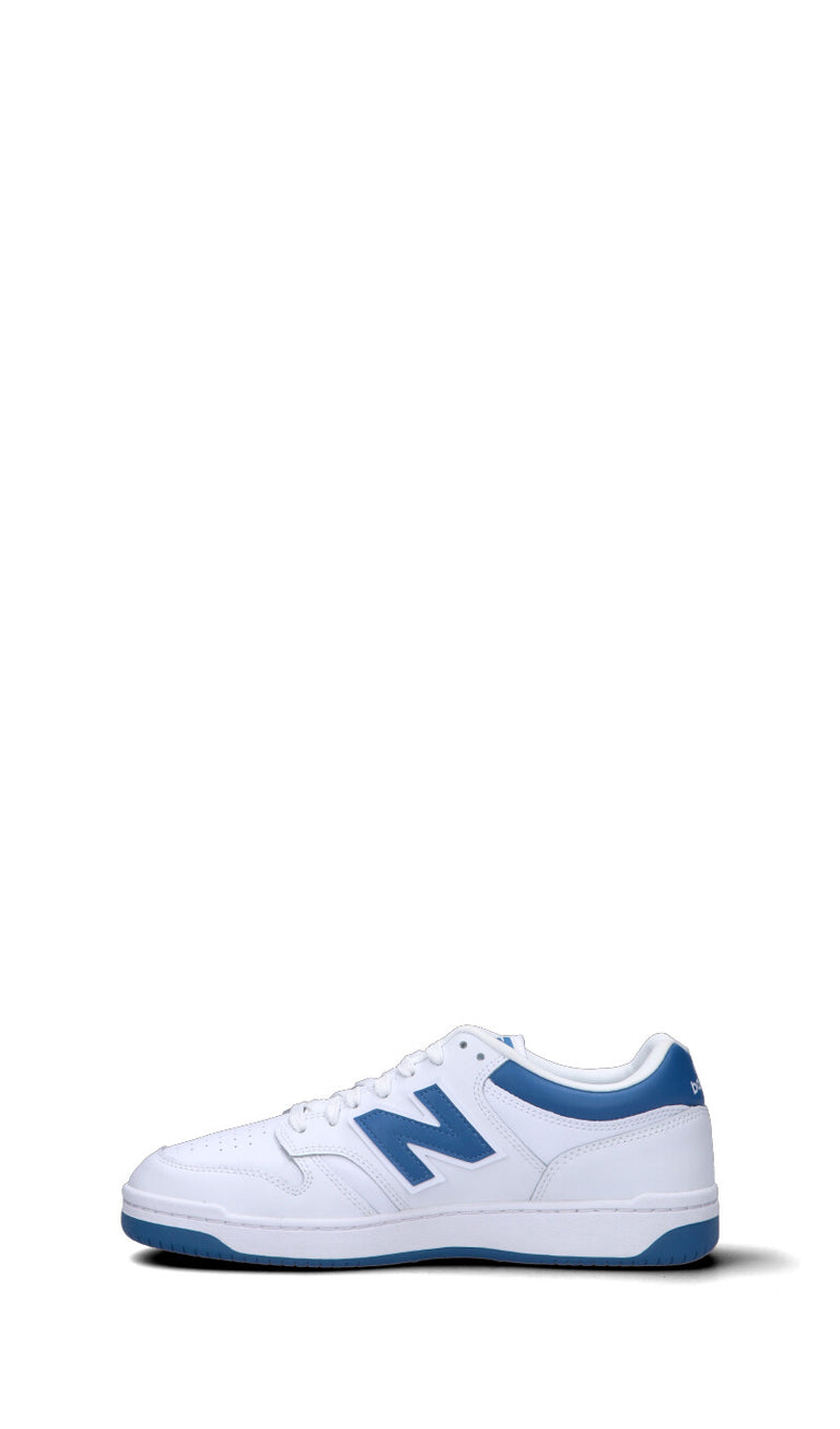 NEW BALANCE Sneaker uomo bianca/blu in pelle