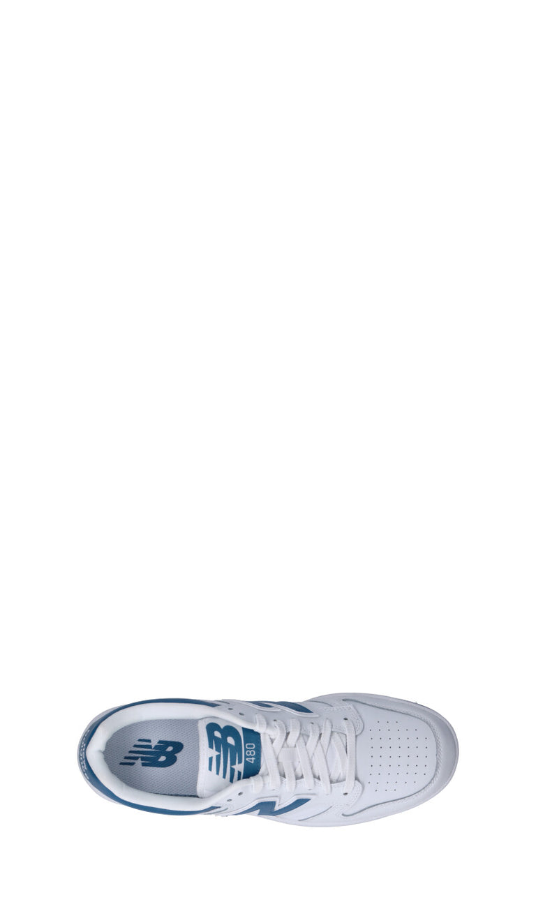 NEW BALANCE Sneaker uomo bianca/blu in pelle