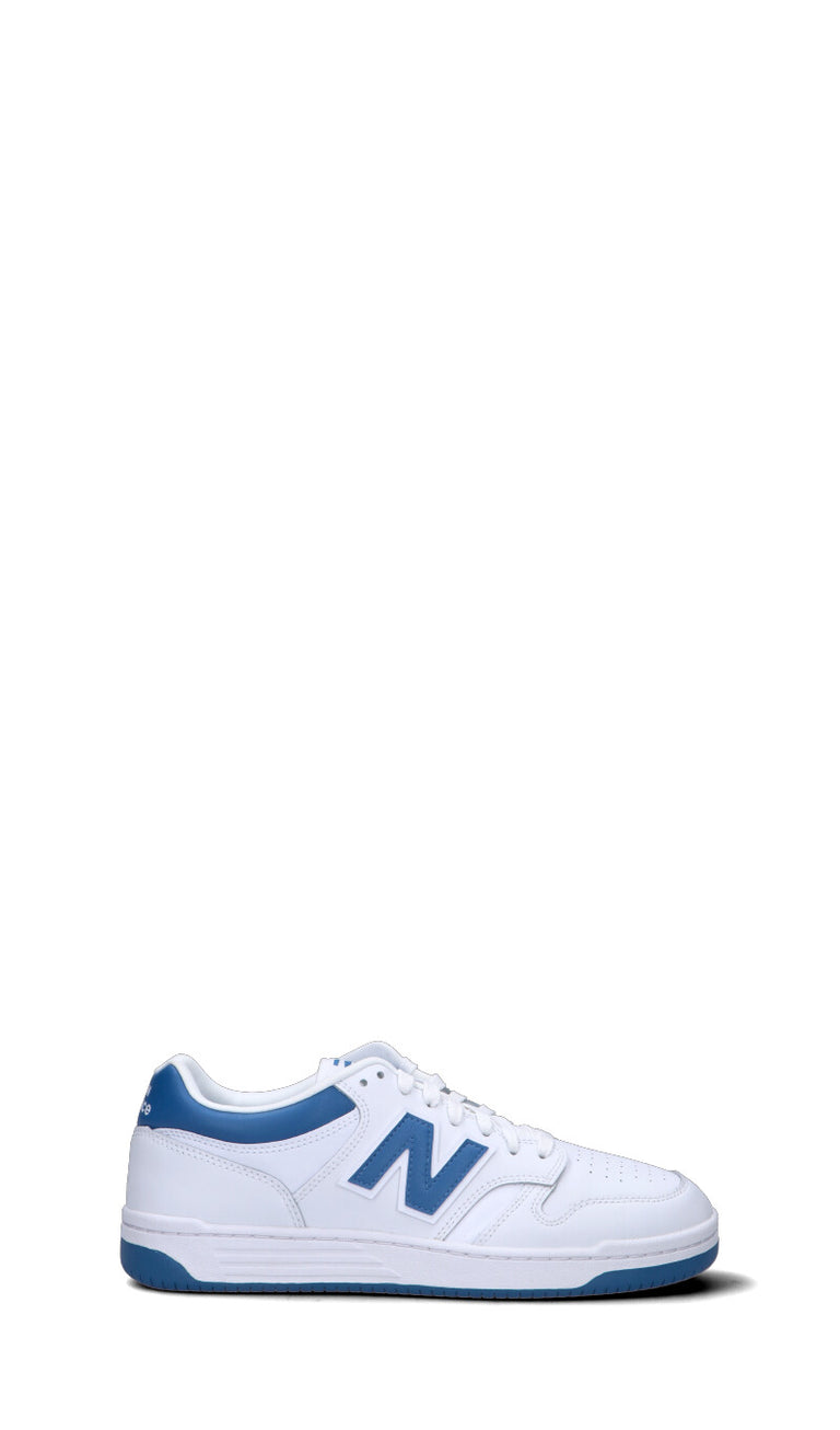 NEW BALANCE Sneaker uomo bianca/blu in pelle