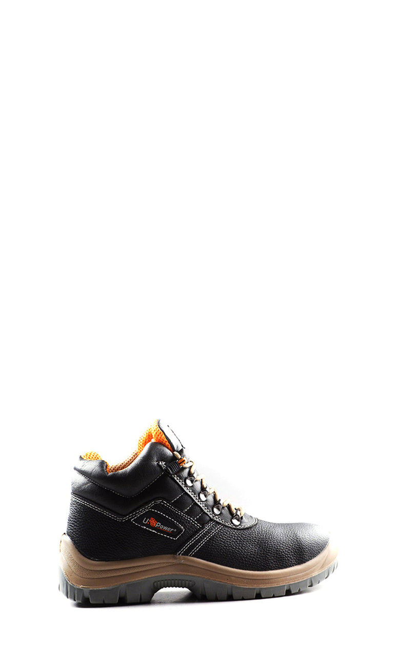 U.POWER  Scarpa antinfortunistica uomo nera/arancione