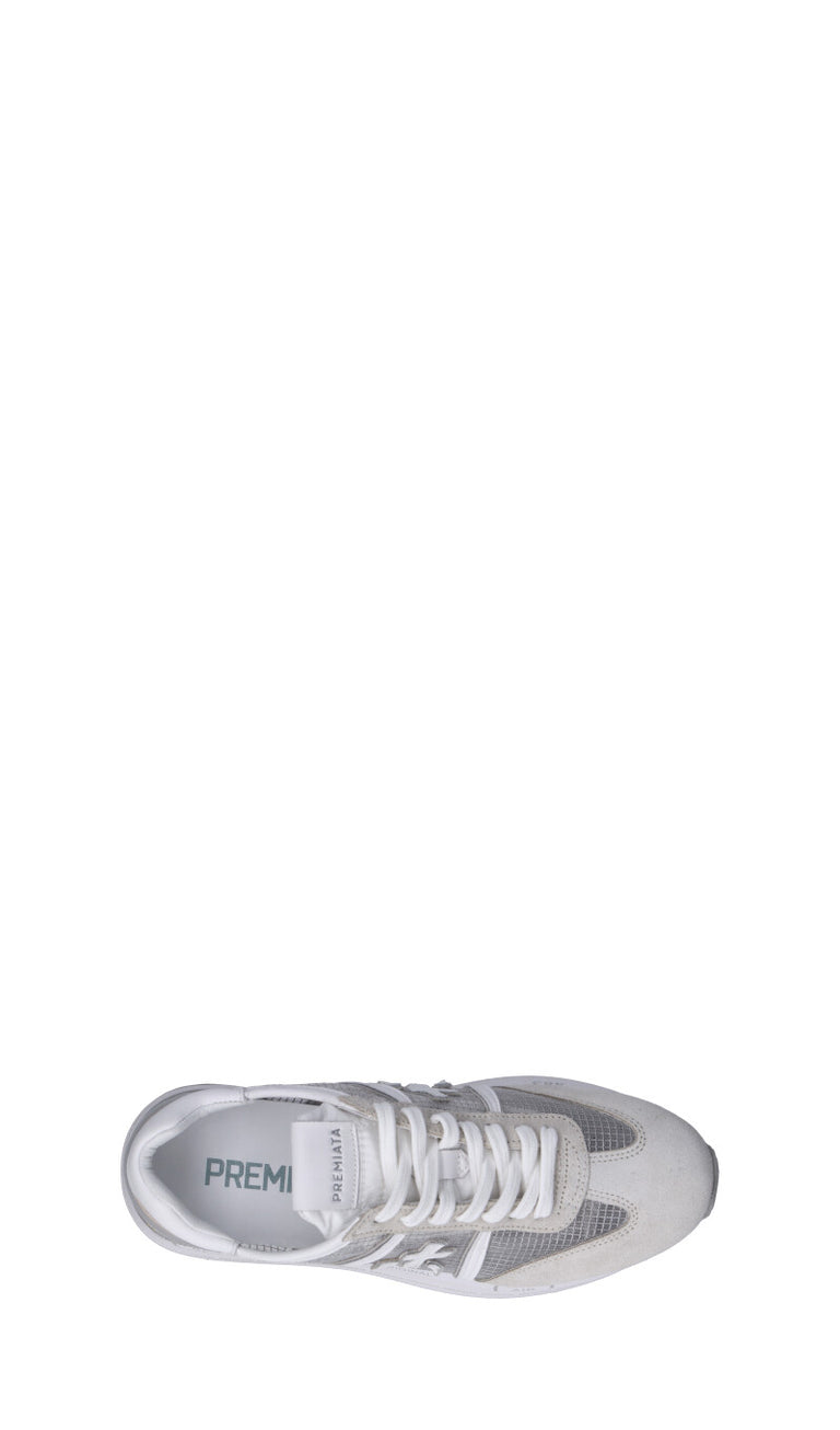 PREMIATA Sneaker donna bianca/grigia in pelle