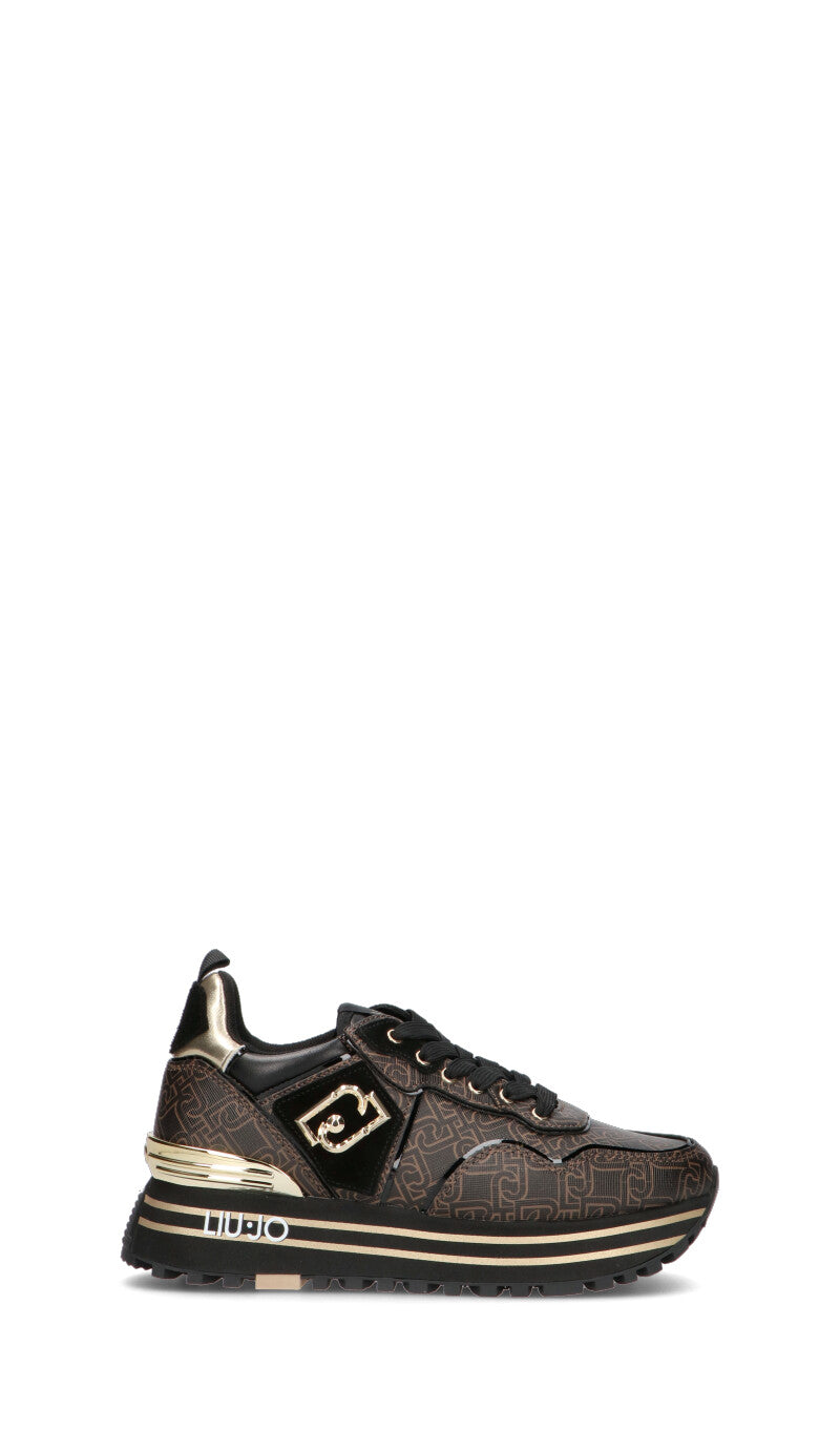 LIU JO Sneaker donna marrone in pelle