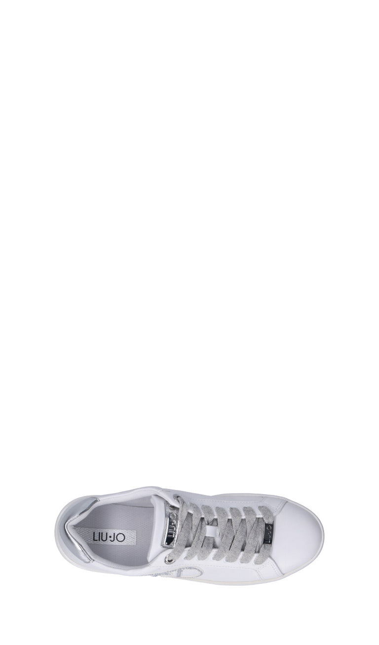 LIU JO Sneaker donna bianca/argento in pelle