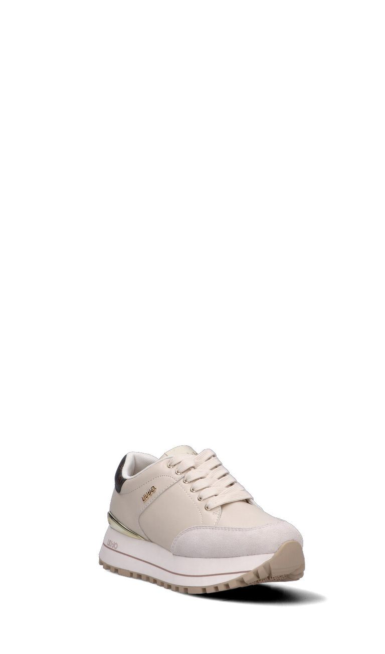 LIU JO Sneaker donna burro in pelle