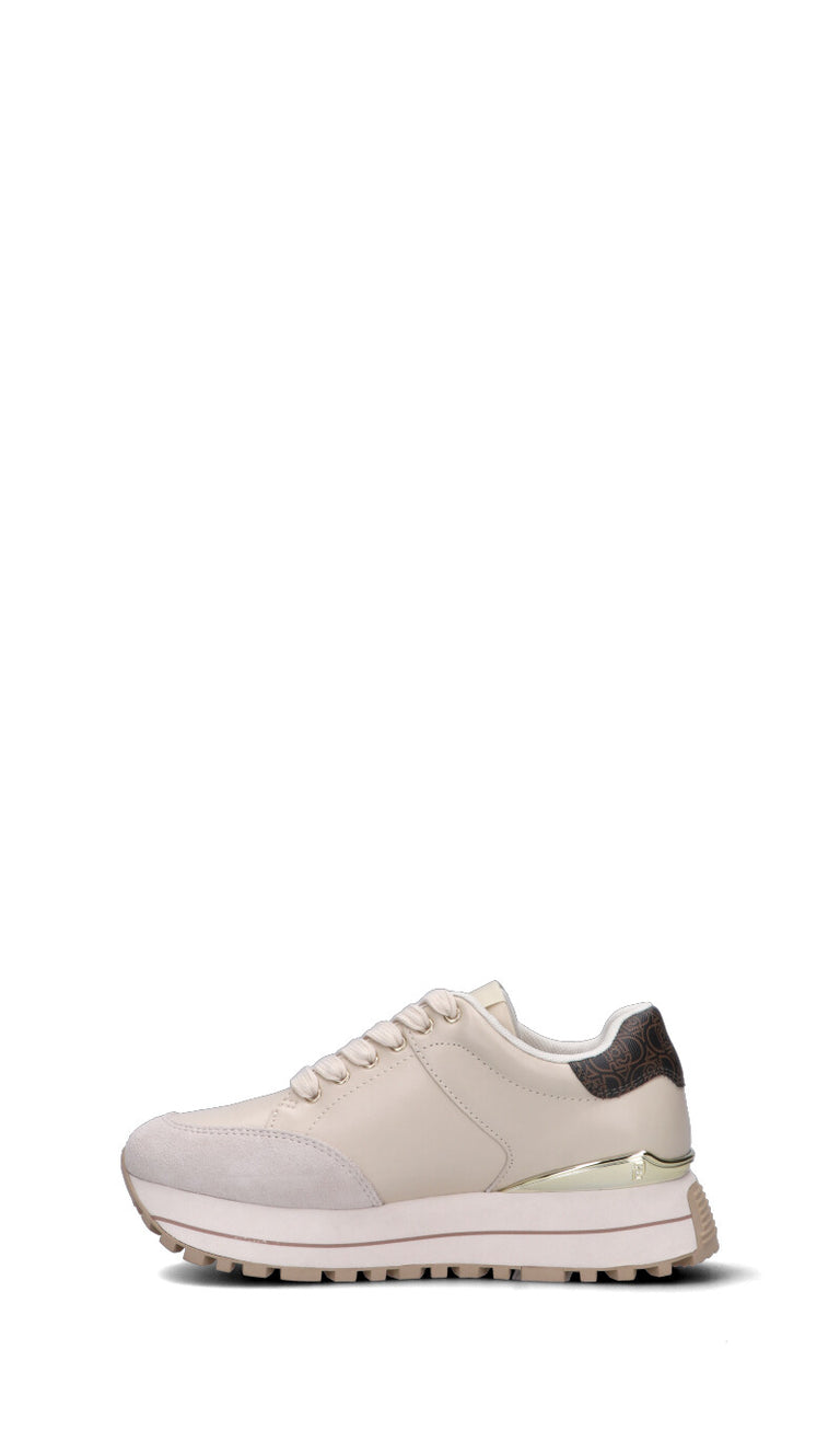 LIU JO Sneaker donna burro in pelle