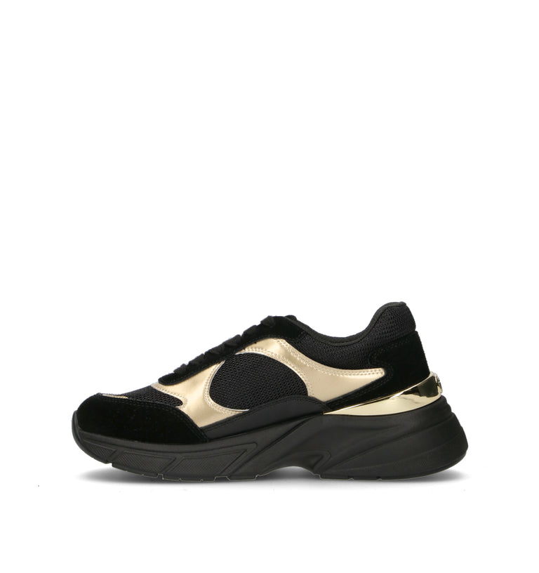 LIU JO Sneaker donna nera/oro
