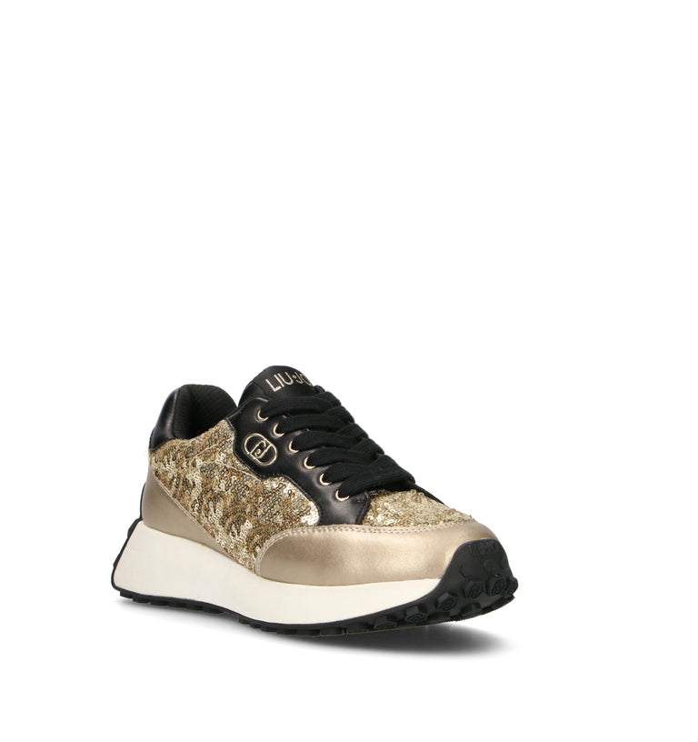 LIU JO Sneaker donna oro/nera