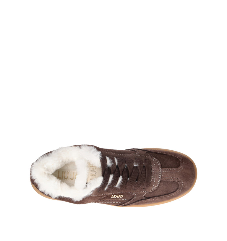 LIU JO Sneaker donna marrone in suede