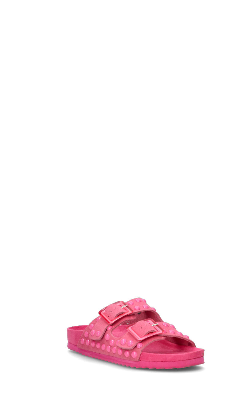 COLORS OF CALIFORNIA Ciabatta donna rosa in suede