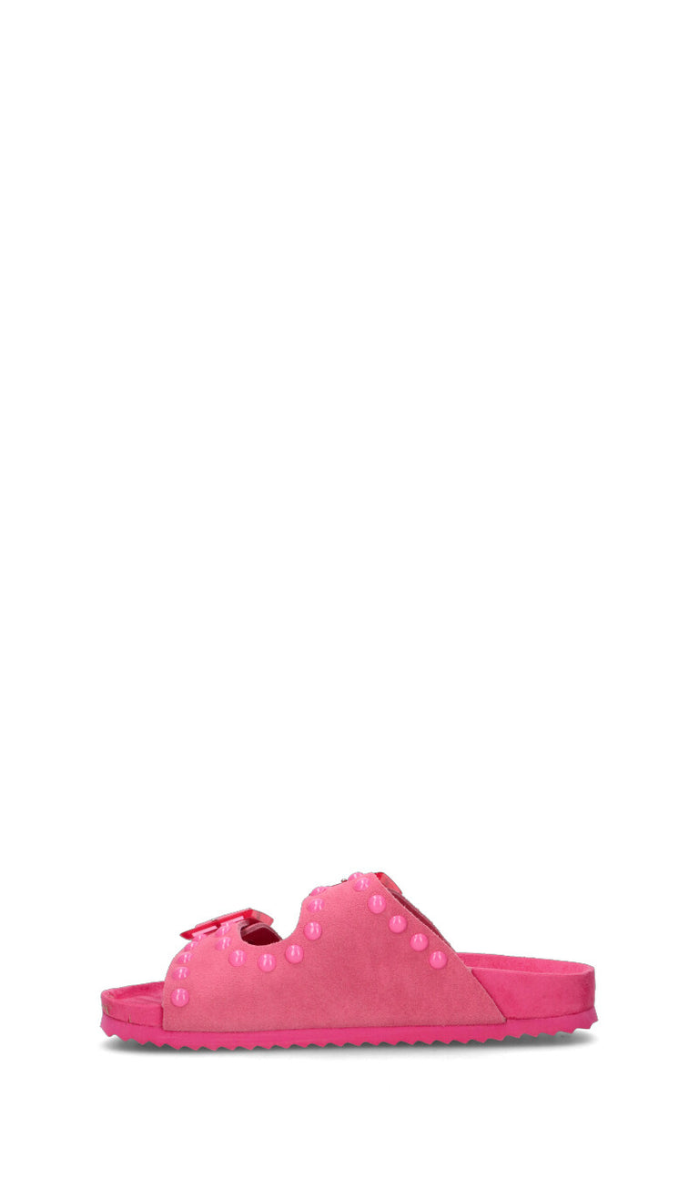 COLORS OF CALIFORNIA Ciabatta donna rosa in suede